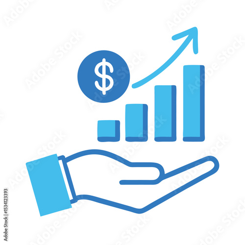 Money income thin line icon set. Containing profit, financial analysis data, finance graph, growth, investment, chart, fund, payment, revenue, statistic, earnings, management. Vector illustration