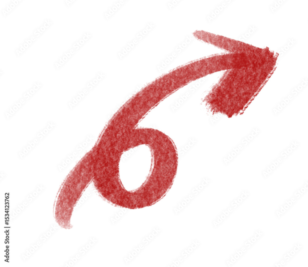 Fototapeta premium red arrow