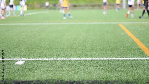 Women's soccer match highlights energetic plays on the field in early autumn
