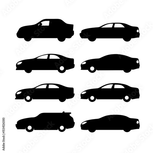 set of car icons