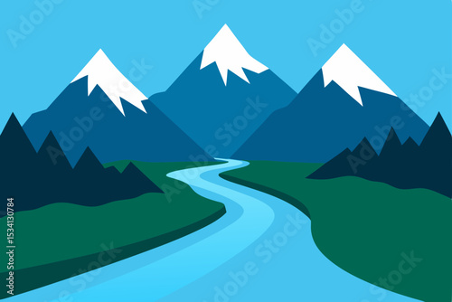 mountain road in the mountains