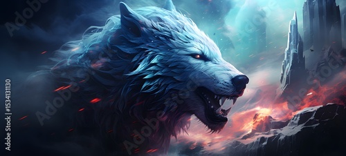 galaxy version of lycan World, ai generative