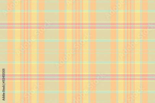 Soft pastel plaid pattern in peach, mint, and beige.  Ideal for textile design, fashion, home decor, or website backgrounds.  This delicate, seamless texture evokes feelings of warmth and serenity.