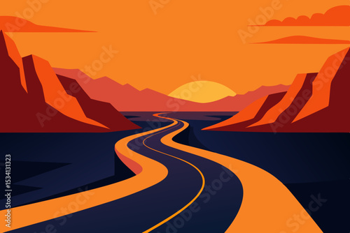 road to the mountains