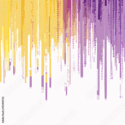 binary code cascading down like digital rain, representing data insights, vibrant hues