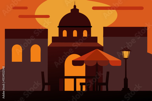 taj mahal vector illustration