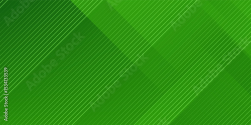 Abstract green sporty background template vector with shiny lines and lights. Green background with strong pattern design.
