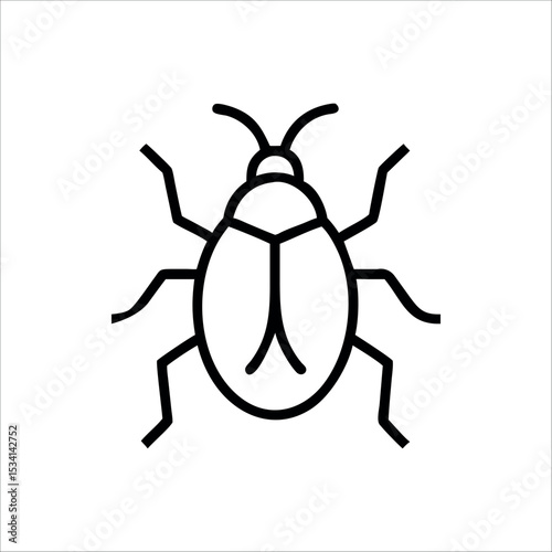 vector illustration of a bug