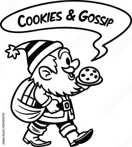 A funny vector cartoon drawing of a pirate boy with a sign, a comical character design
