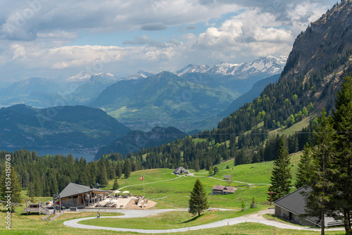 Epic Mountain Landscape from Fräkmüntegg Mt Pilatus
