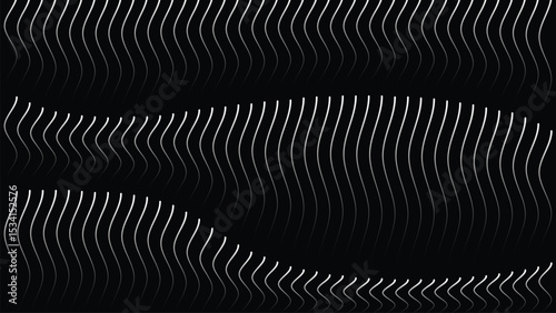 abstract diagonal wave lines design background black and white Modernist texture business industrial pattern illusion EPS 10
