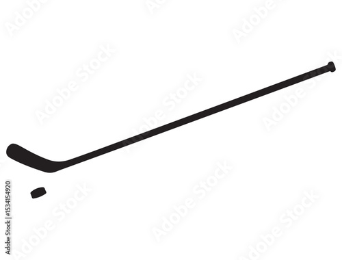 HOCKEY STICK SILHOUETTE