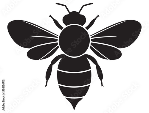 HONEY BEE SILHOUETTE 