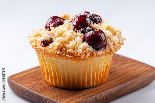 Berry Muffin with Crumble Topping
