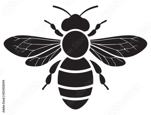 HONEY BEE SILHOUETTE 