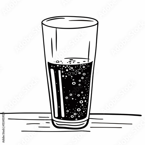 glass with water