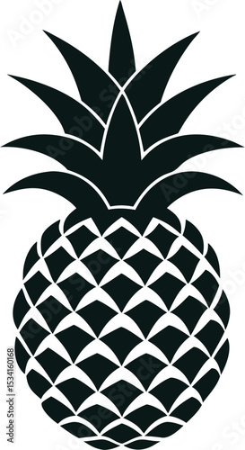pineapple on a white background