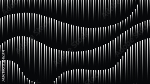abstract diagonal lines design wave background black and white Modernist texture business industrial pattern illusion EPS 10