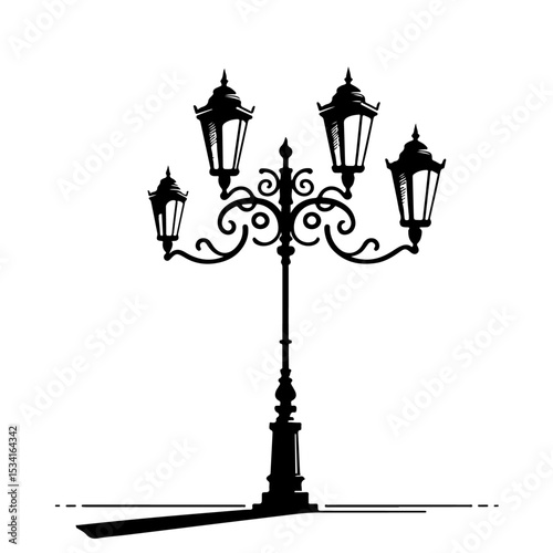 Street Lamp Silhouette