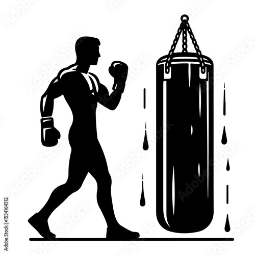 Punching Bag Silhouette
