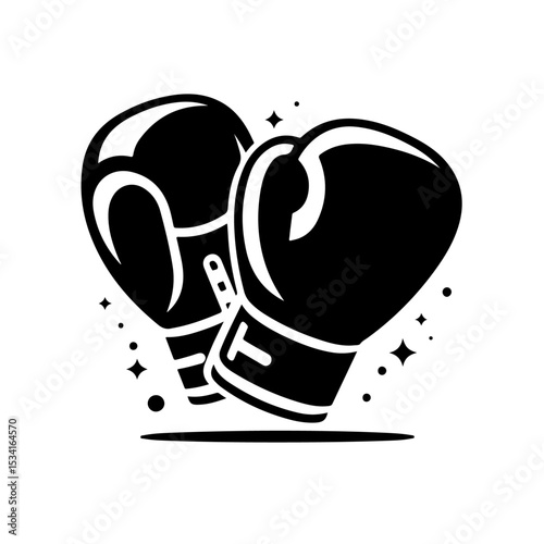 Boxing Gloves Silhouette