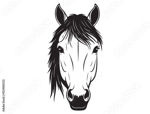 HORSE HEAD SILHOUETTE 