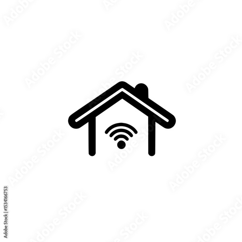 Icon of smart house 