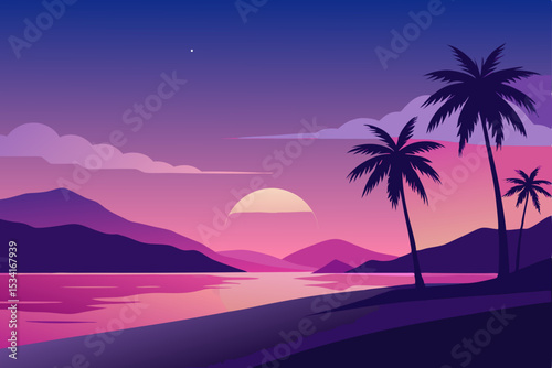 palm tree on the beach