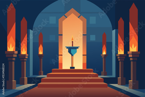 vector illustration of a church