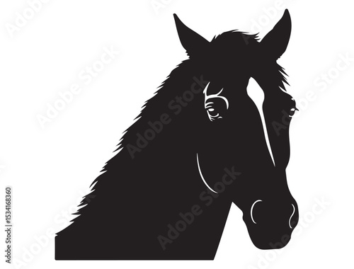 HORSE HEAD SILHOUETTE 