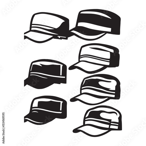 image of a hat silhouette on a white background