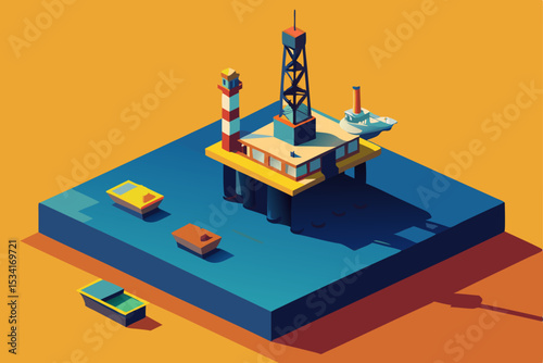 oil tanker in the sea