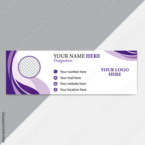 email signature design.