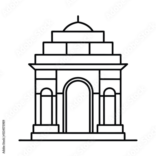 India Gate Illuminated on Independence Day