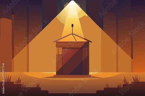 illustration of a pyramid