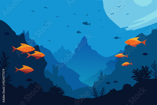 fish in the water