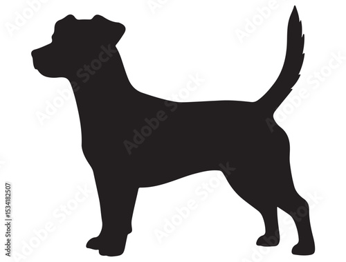  JACK RUSSEL DOG SILHOUETTE