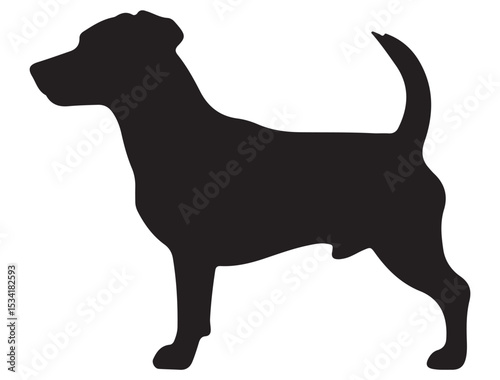  JACK RUSSEL DOG SILHOUETTE