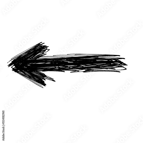 Grunge arrow vector icon. Grunge arrow brush. Grunge arrow design paint.