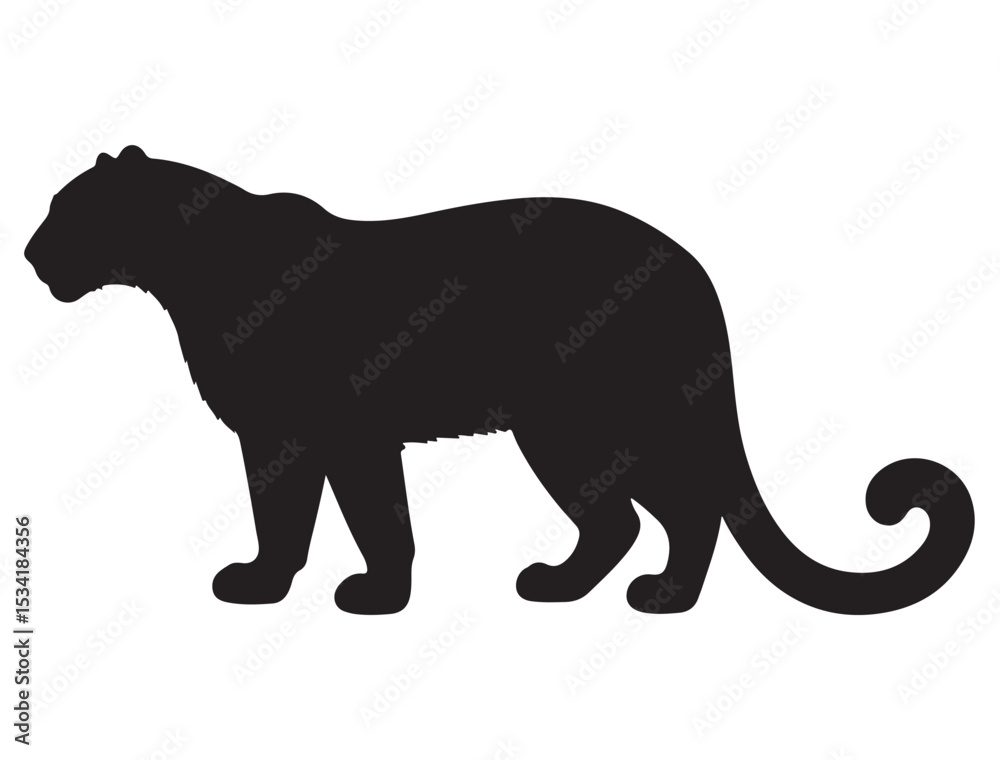 Obraz premium JAGUAR SILHOUETTE