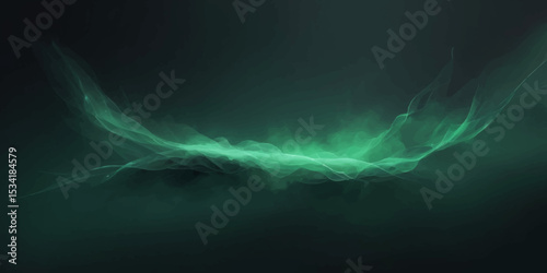 Mystic Dark Blue Light Burst Abstract Background with Cloudy Texture.