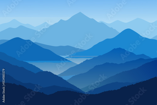 mountain landscape in the mountains