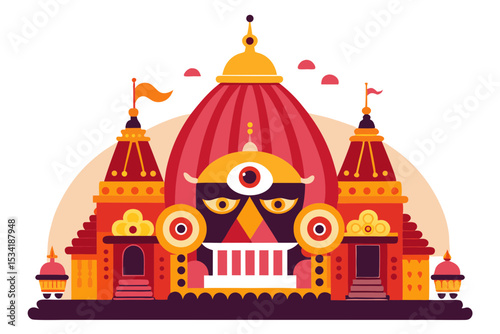 kremlin tower vector illustration