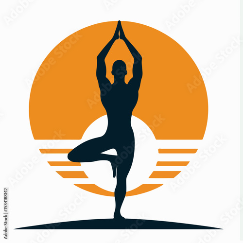 Yoga Meditation Silhouette