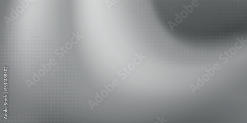 Abstract mesh silver foil background with metal mirror texture. Chrome gradient surface with light gloss art design