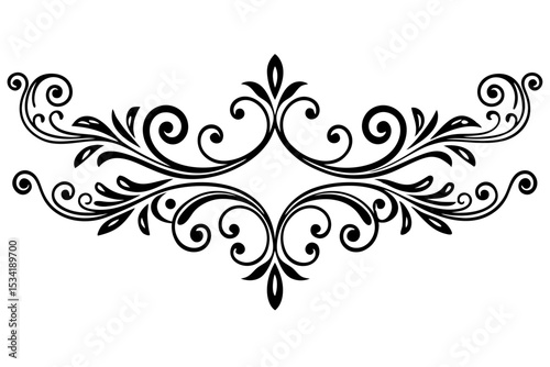 Flourish Divider Design for Timeless Retro Elegance