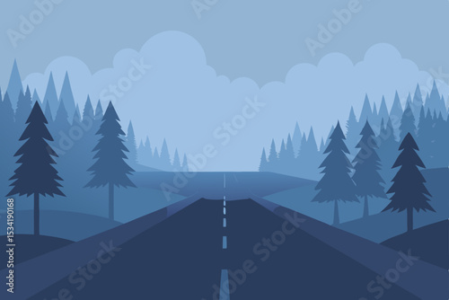 road in the mountains