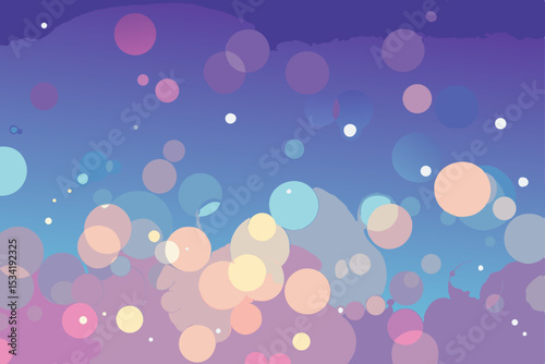 abstract background with bubbles