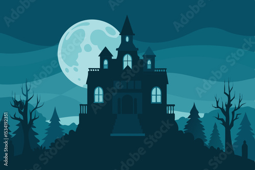 castle in the night