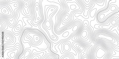 Panorama view gradient multicolor wave curve lines banner background design. Vector illustration. wave Line topography map contour background .Abstract Topographic map background with wave line.